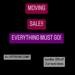 MOVING SALE!! ALL OFFERS WELCOME 🚨🚨